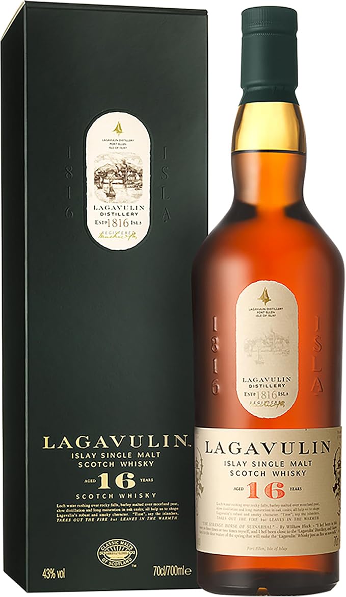 Lagavulin 16 Jahre Single Malt Scotch Whisky – 700 ml